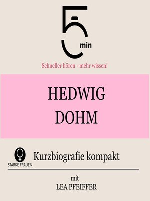 cover image of Hedwig Dohm